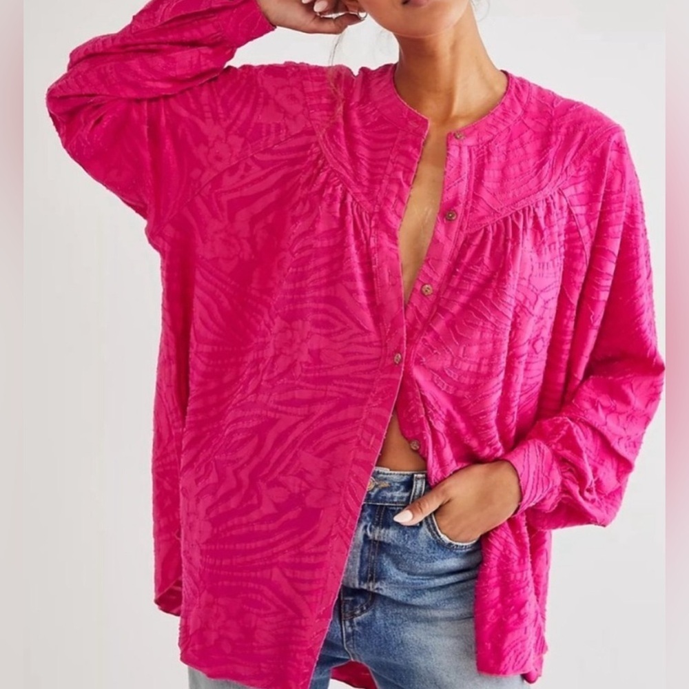Free People Can’t Stop Dreaming oversized top, small